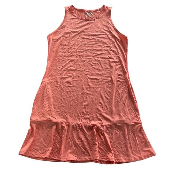 Reel Legends Dresses & Skirts - Reel Legends Dress Womens Large Orange Pink Reel Tec Mini Tiered